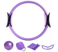 Juego Anillas Pilates, Kit De 5 Piezas Para Mujer,aro Yoga Doble Asa, Aro Y Pelota Pilates,banda Resistencia Con Cinturón Estiramiento, Colchonetas Yoga,equipo De Entrenamiento,accesorios Gimnasio En