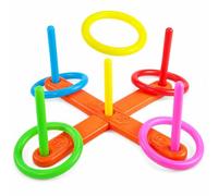 Juego Anillos Plásticos para Niños, Diversión y Coordinación Mano-Ojo en Interiores y Exteriores, para Exteriores, Style to 3