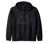 Juego Arcade Retro Space Alien Invaders de los años 80 Sudadera con Capucha