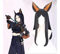Juego Arknights Cosplay Pelucas Dobermann Cosplay Peluca sintética resistente al calor Cabello Fiesta de Halloween Anime Cosplay Peluca