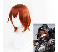 Juego Arknights Cosplay Pelucas Myrtle, noir Corne , crownslayer , black , anime Costume Role Play Wig + Wig Cap Crownslayer