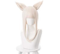Juego Arknights Cosplay Pelucas Platinum Cosplay peluca resistente al calor sintético peluca de Halloween Fiesta Cosplay Peluca