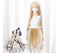 Juego Arknights Cosplay Pelucas Ruiseñor Cosplay Peluca Sintética Resistente al calor Pelo largo Traje de Anime Juego de roles Peluca + Gorra de peluca