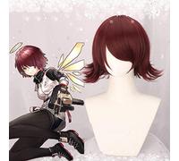 Juego Arknights Pelucas de Cosplay Exusiai Peluca de Cosplay Peluca Sintética Resistente al Calor Fiesta de Cabello Peluca de Cosplay de Anime