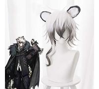 Juego Arknights Pelucas Silverash Cosplay Peluca de pelo sintético resistente al calor Halloween Fiesta Anime Disfraz Pelucas