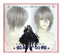 Juego Arknights Phantom Wigs Cosplay Disfraz Corto Gris Peluca de pelo sintético resistente al calor para Halloween Party Role Play