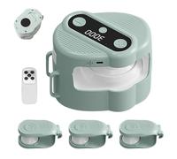 Juego automático Cat Toy con control remoto, Cat Enrichment Toys with Adjustable Speeds, Interactive Ejercise and Play Accessory for Home Living Room Kitchen Apartment Corner