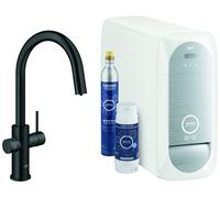 Grifo Grohe Blue Home Negro Mate Boca A C Con Ducha Extraíble | 31541KS