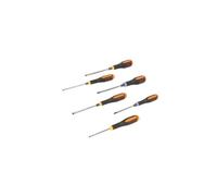 Juego BE-9882TB: Destornillador con llave Pozidriv®, plano ERGO® BAHCO