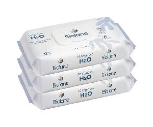 Juego Biolane de 3 toallitas gruesas H2O X72