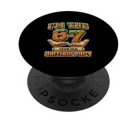 Juego Birthday Boy I'm The 6, Ahora 7 años, 6-7 píxeles 67 PopSockets PopGrip Adhesivo