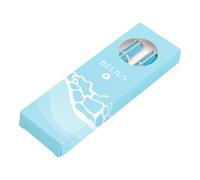 Juego boligrafo y roller belius endless summer aluminio color celeste y plateado tinta azul caja de diseño - BB313