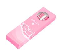 JUEGO BOLIGRAFO Y ROLLER BELIUS ENDLESS SUMMER ALUMINIO COLOR ROSA Y PLATEADO TINTA AZUL CAJA DE DISEÐO