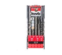 Juego Brocas Mixtas KWB 9 Piezas Powerbox