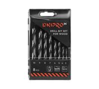 Juego brocas para madera Dnipro-M 8 uds. (3-10 milímetros)
