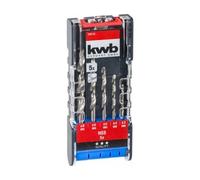 KWB Powerbox 49109115 - Juego de brocas HSS para metal, 5 piezas