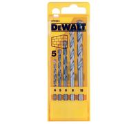 Juego brocas taladro DeWalt DT6952-QZ 4,5,6,8 y 10 5 piezas mampostería