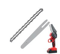 Juego cadena y barra guía para motosierra: retroceso bajo, repuesto | Combo barra guía y cadena, corte ramas madera para tala forestal, construcción acero al carbono endurecido | Kit hoja sierra