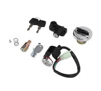 Juego Cerradura Encendido Tapa Depósito Gasolina Casco 2 Llaves Repuesto Para Dax Para Skyteam 50 Cc 125 Cilindro De CerraduraDel Interruptor De Encendido