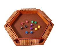 Juego Close The Box - Juguete de Mesa con Dados de Madera de 6 Caras | Números de Doble Cara para niños y Familia | Divertido Juego de Entretenimiento Educativo.