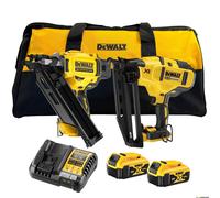 Juego combinado de clavadora inalámbrica sin escobillas DeWalt DCN692 + DCN660 DCK246P2
