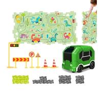 Juego Combinado de y Pista Juguete de Coche con Puzle y Pistas | De Carril De Automóviles Para Niños De 3 A 6 Años Cumpleaños