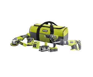 Juego combinado Ryobi ONE+ de 18 V R18CK4E-242S (8 piezas)