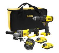 Juego combinado Stanley FatMax V20 Aku de 18 V, 2 x 2,0 Ah SFMCK471D2S