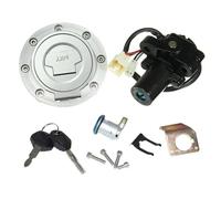 Juego Compatible con FZ6 2004 2005 2006 2007 2008 2009 2010, Cerradura, Tapa de Gasolina, Cubierta de Llave, Accesorios, Interruptor de Arranque, Piezas
