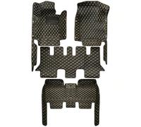 Juego Completo Alfombrillas Coche 7 Plazas Accesorios para Toyota para Prado J150 2010-2014(Black Gold,LHD)