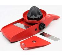 Juego completo con cuchilla de repuesto + protector de cuchillo + original TNS 3000 estropajo de cereales todo en uno - color blanco Rojo claro - Lightred.