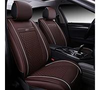 Juego Completo Cuero Pu Funda Asiento Coche 5 Asientos Para Accord, Shuttle Urv, Inspire Xrv Hrv, Pilot Para Element Para Insight Para Preludio Protector asiento antideslizante(Coffee no pillow)