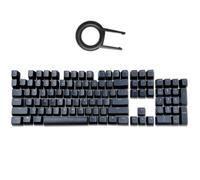 Juego completo de 104 teclas de repuesto para teclado mecánico Logitech G512 G513 RGB para juegos, color negro