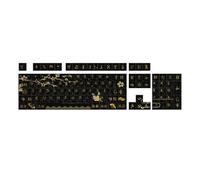 Juego completo de 108 teclas personalizadas PBT Dones Tema Teclas de Sublimación Teñido Teclas Caps 60 80 61 64 68 75 PBT Juego de tapas de teclas