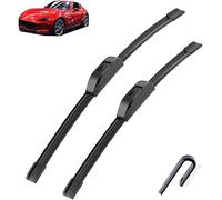 Juego Completo de 2 Escobillas Limpiaparabrisas Delanteras para Mazda MX-5 2015-2025 - Reemplazo Original