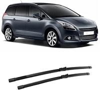 Juego Completo de 2 Escobillas Limpiaparabrisas Delanteras para Peugeot 5008 MK1 2009-2017 - Reemplazo Original