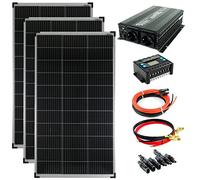 Juego completo de 3 módulos solares de 140 W, 1500 W