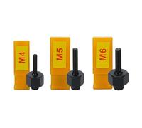 Juego completo de 3 tuercas remachadoras de 3 mm a 10 mm para proyectos completos de montaje y reparación de solución de fijación y reparación antirotación