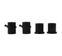 Juego completo de 4 bujes de rodamiento de rueda delantera para TroyBilt 7410990, 7410516B, 7410516A, 2 bridas y 2 bujes de grasa