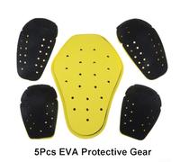 Juego completo de 5 piezas de equipo de protección de motocicleta EVA que incluye almohadillas para codo, hombro y espalda para mayor seguridad