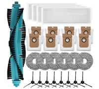 Juego completo de accesorios para aspiradora Conga 13090 Spin Revol Home cepillo principal, trapos, filtros y bolsas de polvo (B)