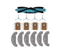 Juego completo de accesorios para limpiador robótico Monsga Ms1 Max con cepillo principal antienredos en forma de V, bolsas de polvo grandes y filtros HEPA para el cuidado del suelo del hogar
