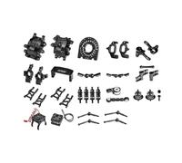 Juego completo de actualización de aluminio para Traxxas 1/10 Ford GT 4-TEC 2.0 VXL BL-2S 4-TEC 3.0 Corvette 3.0 Toyota - Negro