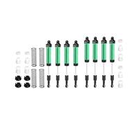 Juego completo de amortiguadores internos de aleación de aluminio 6061-T6 delantero y trasero de 130 mm y 134 mm para LOSI 1/8 LMT 2.0 Grave Digger 4X4 Monster Truck-LOS04028 - Verde