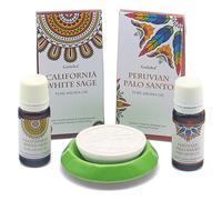 Juego completo de aromaterapia de Goloka: aceites esenciales y piedras aromáticas individuales | LAVISA (juego completo, árbol de la vida)