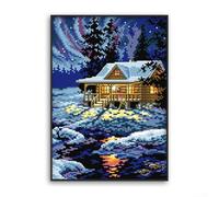 Juego completo de arte de punto de cruz ártico para toques personalizados para el hogar (14 unidades)