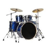 Juego completo de batería para principiantes, 5 tambores y 3 platillos, ideal para aprender y practicar, perfecto para aspirantes a músicos