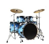 Juego completo de batería para principiantes, 5 tambores y 3 platillos, ideal para aprender y practicar, perfecto para aspirantes a músicos