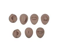 Juego Completo De Bordado Labios Y Cejas 7 Piezas Con Modelos Práctica Tono Piel Oscuro Claro Neutro Práctica Bordado Silicona Grado Salón