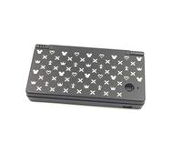Juego completo de carcasa de carcasa con lente de pantalla con botones de repuesto para consola Nintendo DSi NDSi (Heart Limited)